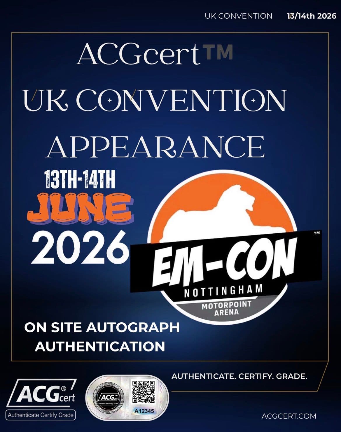 Come visit us at EM-CON Nottingham June 13th & 14th 2026